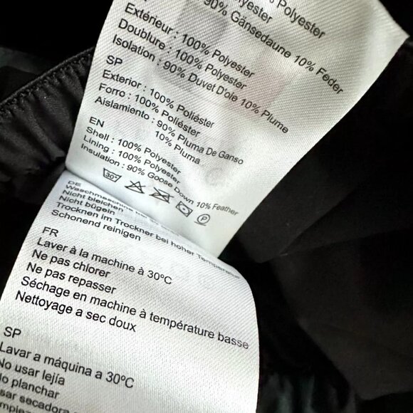 NEW PERFECT MOMENT Gray/Mint Hooded Down Ski Puffer Jacket Size M - Picture 10 of 11